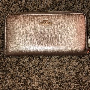 Gold Coach Wallet